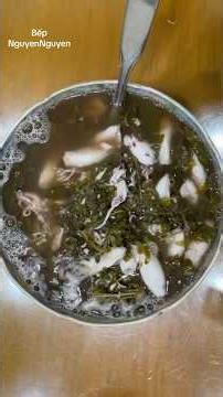 Squid Soup with Sour Leaves - Oil-free, one bowl just isn't enough. #NguyenNguyen