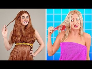 Short Hair vs Long Hair: Mermaid Makeover Showdown! 🧜✨