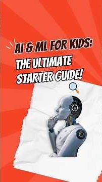 Introduction to AI & Machine Learning for Kids #onlinecodingforkids #education