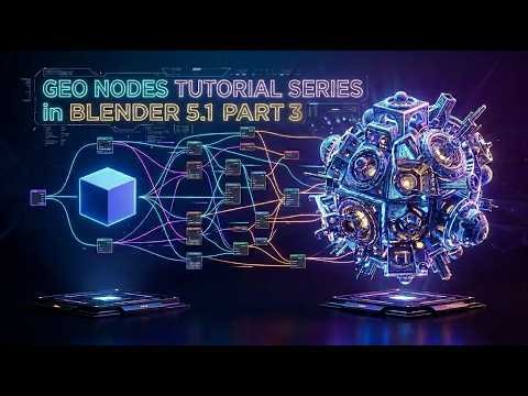 Geo nodes Tutorial Series in Blender 5.1 | Part 3