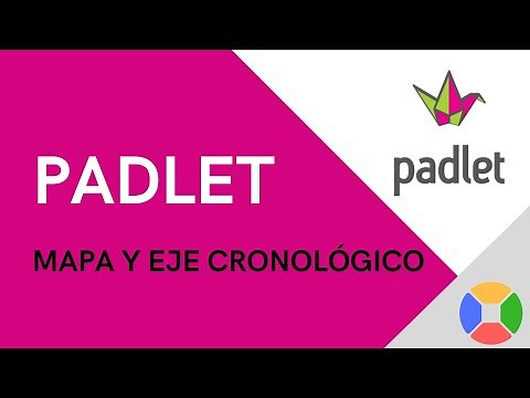Tutorial PADLET 🌍 MAPA y⏳ LÍNEA del TIEMPO INTERACTIVOS 2021 | Español | Otras Funciones de Padlet