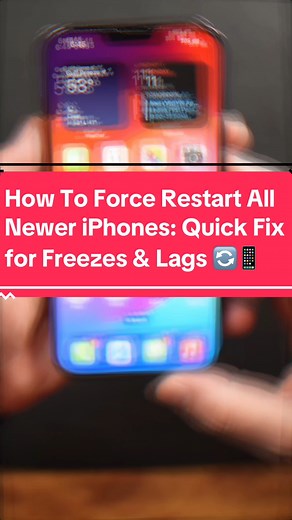 12K views · 137 reactions | How To Force Restart All Newer iPhones: Quick Fix for Freezes & Lags  #iPhoneRestart #iPhone8to15Tips #TechTroubleshooting #iPhoneSEGuide #AppleSupport #SmartphoneTips #TechHacks #iPhoneRepair #ForceRestart #NewerModels #TechSavvy | Hector Daniel Chavez | Facebook