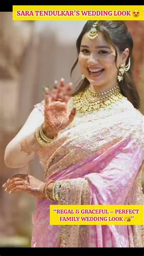 Sara Tendulkar’s Elegant Look at Arjun’s Wedding 😍 #Shorts
