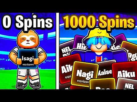 Blue Lock Rivals But You Get 1000 LUCKY SPINS (Roblox)