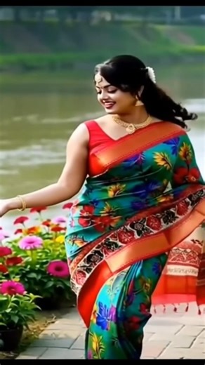 Graceful Dance in the Riverside Flower Garden | Nature Dance Video