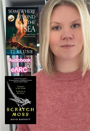 How my weekend reading looks 📚 Scratch Moss by @David M Barnett is one of my most anticipated reads this year. I’m currently 20% through Somewhere Beyond The Sea by TJ Klune and enjoying it.