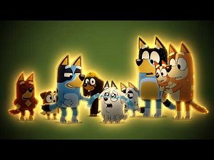 Bluey | YIKES! Bluey Pushed Pom Pom… Then She Started Crying! | Sponsored by NEIN Csupo Effects