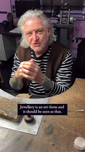 Jeremy Hoye on Instagram: "Jewellery is an art form, and it should be seen as that. I often have to turn people away when they ask for a custom design — and I’m aware it might sometimes come across as a bit rude. Every so often, I’ll get an email from someone who’s found me online, says they “love my work”… and then asks me to copy another jeweller’s design. This is something I will never do. Jewellery, to me, is an art form. And should be treated as such. For example, I am a big fan of Brighton