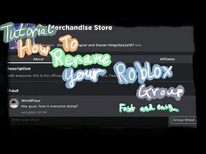 How to change your Roblox Group Name in just 3 *EASY* steps I #shorts I World Playz