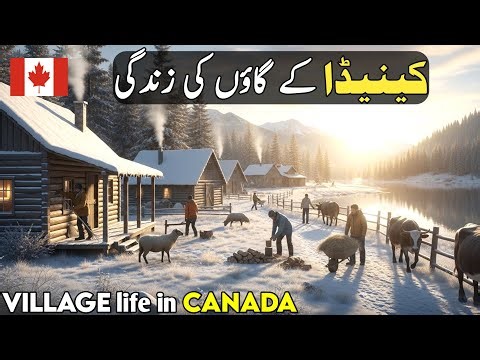 Canada 🇨🇦 Village life Documentary in Urdu and Hindi | کینیڈا کے گاؤں کی زندگی