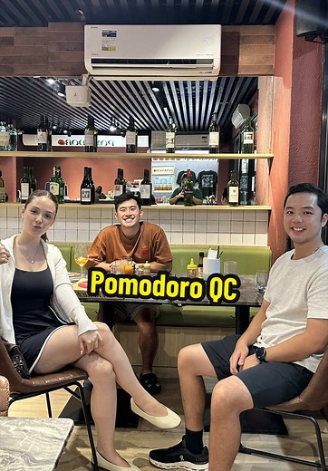 Affordable Italian Food Pomodoro QC: Truffle Carbonara, 4 Cheese Pizza