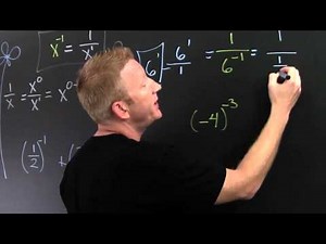 Negative Exponents
