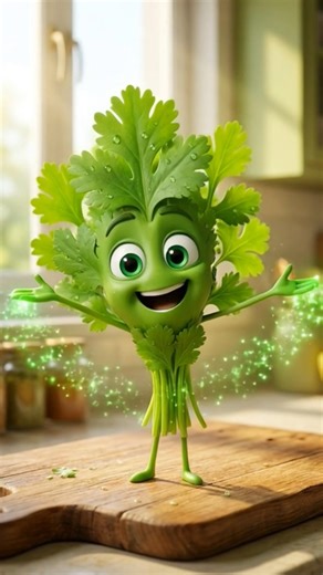 The Magical Coriander That Came to Life! 🌿✨ | Cute 3D Animation Short#shorts #viral #trending #ai
