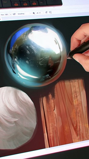 loish | I tend to draw everything with the same soft pillow-like texture, so painting different surfaces is important practice for me ~ | Instagram