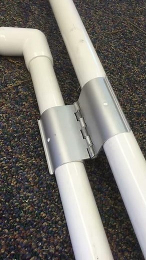 Snap Hinge / PVC Pipe Hinge / Great for Greenhouse Doors and Windows