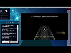 Tutorial: Lyric Editor for Moonscraper