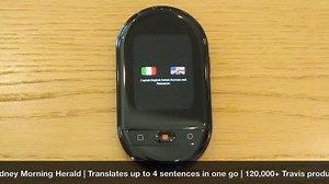Travis Touch Pocket Translator is not just a translator. It - 📌uses Artificial Intelligence 🙌translates up to 4 sentences in one go 👮‍♂️is used by Police Forces, hospitals, and consumers worldwide 📍Launch - July 31st Join the movement. Get yourself one with a big discount here - https://bit.ly/2Lw8WxL | Travis the Translator