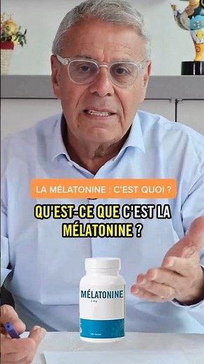 La mélatonine, c'est quoi ? #melatonine #sommeil #regime