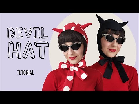 Devil Hat - Sewing Tutorial ($ pattern)