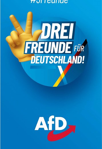 Programm für den Wahlsonntag: 3 Freunde für Deutschland