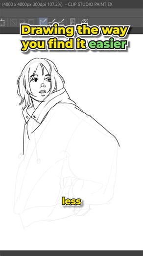 Drawing the way you find it easier