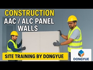 AAC / ALC Panel Installation Guide | Fast, Easy & Efficient Wall | Training & Educational video