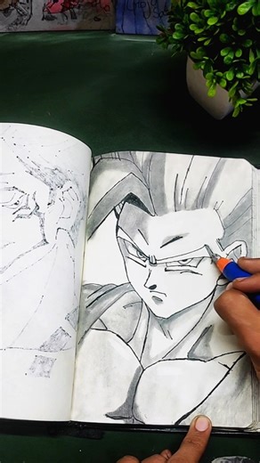 beast form gohan drawing | #animedrawing #anime #gohan #dragonball #drawing