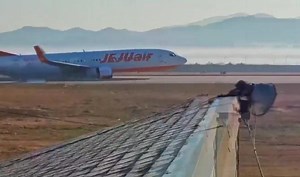 40K views · 172 reactions | Horrifying moment plane skids off runway and explodes leaving 179 feared dead | The Sun | Facebook