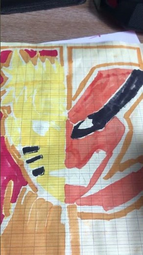 Dessin naruto et kyubi