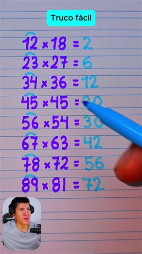 Super Easy Trick to Multiply Two-Digit Numbers 🤯✨