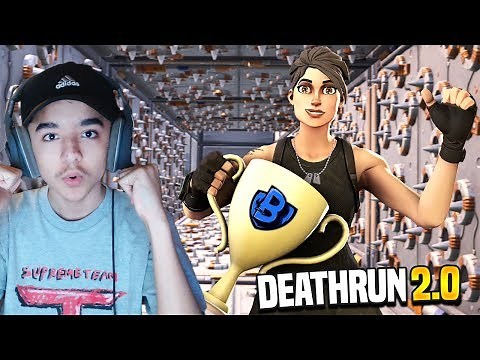 14 Year Old Completes Cizzorz DEATHRUN 2.0 World Record in Fortnite!