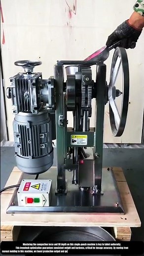 Performing Precision Powder Compaction on a Single-Punch Tablet Press for Quality Pill Production