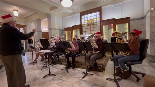 1.9K views · 92 reactions | The annual Johnson Hall Tuba Concert, performed by the University of Oregon School of Music and Dance tuba and euphonium ensemble and conducted by Professor Michael Grose, was held in the Johnson Hall lobby during week 10 of fall term. Great work to all the students who performed in the concert. | University of Oregon | Facebook