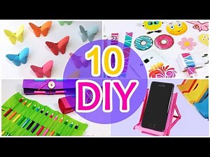 5 Minute Crafts To Do When You're BORED! 10 Quick and Easy DIY Ideas! Amazing DIYs & Craft Hacks!