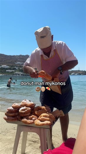 Discover the Iconic Donut Man of Mykonos