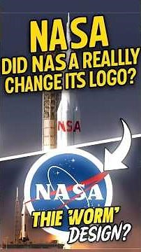 Did NASA Really Change Its Logo to the 'Worm' Design?,👨‍🚀☄️ #sciencefacts #didyouknow #nasa #mystery