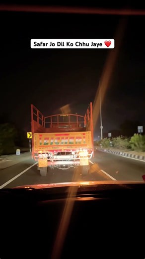 Romantic Night Drive Road Trip 🌙🚗 | Safar Jo Dil Ko Chhu Jaye ❤️ | Bollywood Vibes #shorts