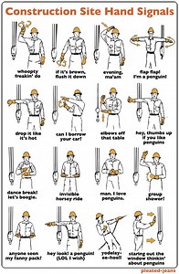 What Construction Site Hand Signals Really Mean