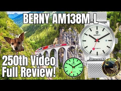 Berny AM138M Fully Lumed Dial Watch Review