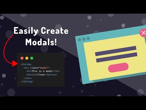 The New and Easier Way To Create a Modal