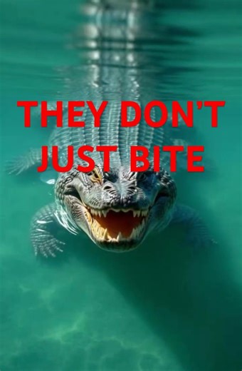 How Crocodiles Kill Their Prey | The Brutal Death Roll Explained. #facts #animals #wildlife #usa