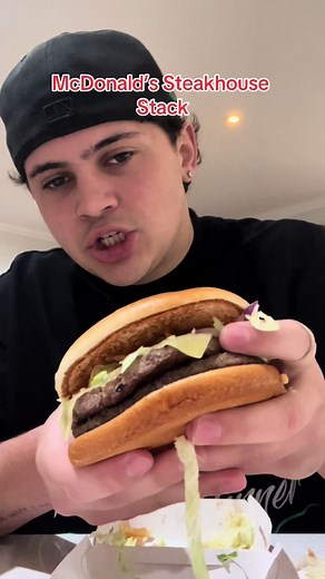 McDonald's Steakhouse Stack Review | Massive Burger with 2 Juicy Patties