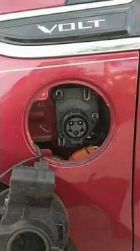 How to adjust charge port Chevy Volt.