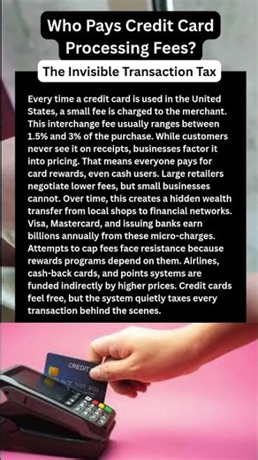 Who Pays Credit Card Processing Fees #shorts