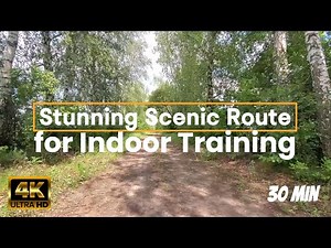 30 MIN EPIC 4K VIRTUAL CYCLING ROAD