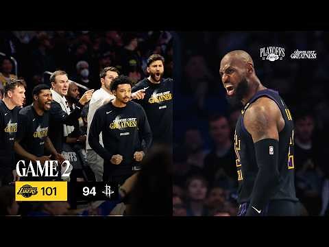 Mini Movie: Lakers Take 2-0 Series Lead vs Houston | 2026 NBA Playoffs