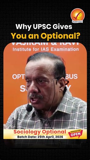 Why UPSC Gives You an Optional? | Sociology Optional Programme | Vajiram and Ravi