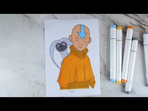 Coloring Aang See | Avatar the Last Airbender