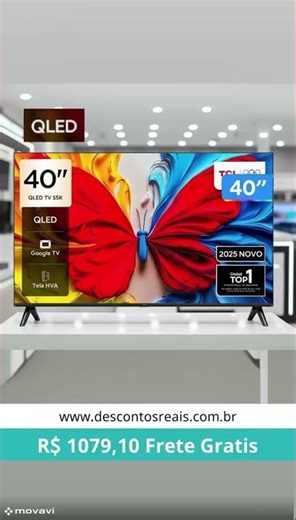 Smart TV 40" TCL Full HD QLED 40S5K Google TV
