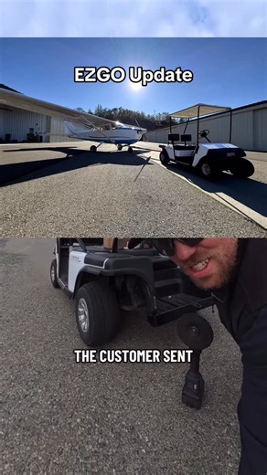 Custom Hitch on a EZ GO update | Allred Trailer Service